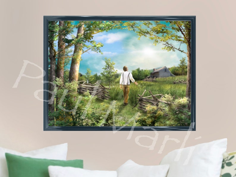 Joseph Smith Printable Sacred Grove LDS Art Restoration | Etsy
