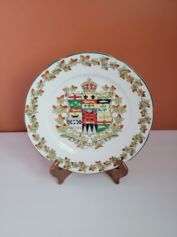 Canadian Commemorative Plate Handpainted