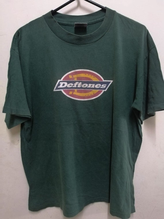 Vintage 1990's DEFTONES - Dickies logo shirt