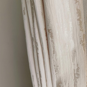 Custom made Curtain Window Drapery blackout Soft cream white chenille high end Curtain living room office drape window Minimalist home decor