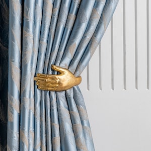 2 colors Pair of Custom made Curtain luxury leaves leaf silver white Contemporary Drapery Floor Curtains Pattern panel bedroom Window deco