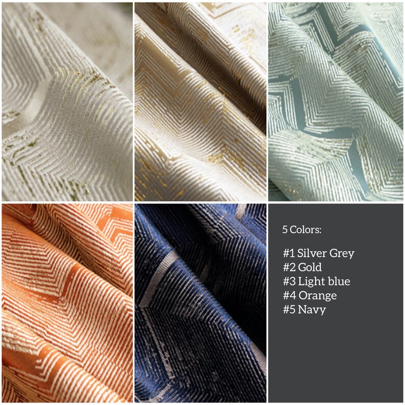 5 Color Extra Long Custom Made Drapes Luxury Drapery Gold Etsy