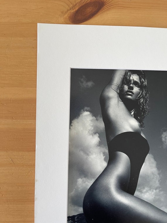 Top Model Fashion Fine Art Photography Print Topless Beach image