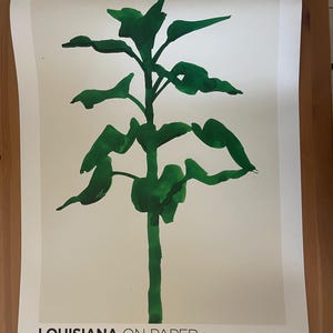Ellsworth Kelly original exhibition poster from show in USA