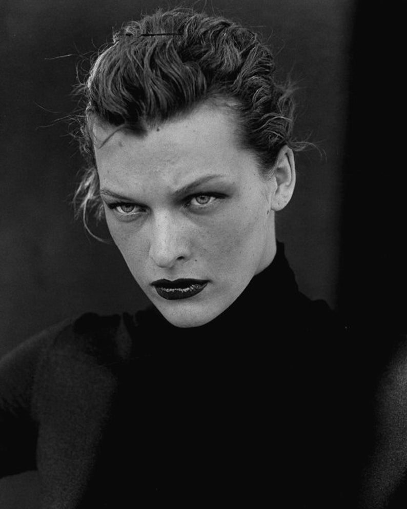 Bruce Weber 11x14 Inches Milla Jovovich Fashion Matted - Etsy