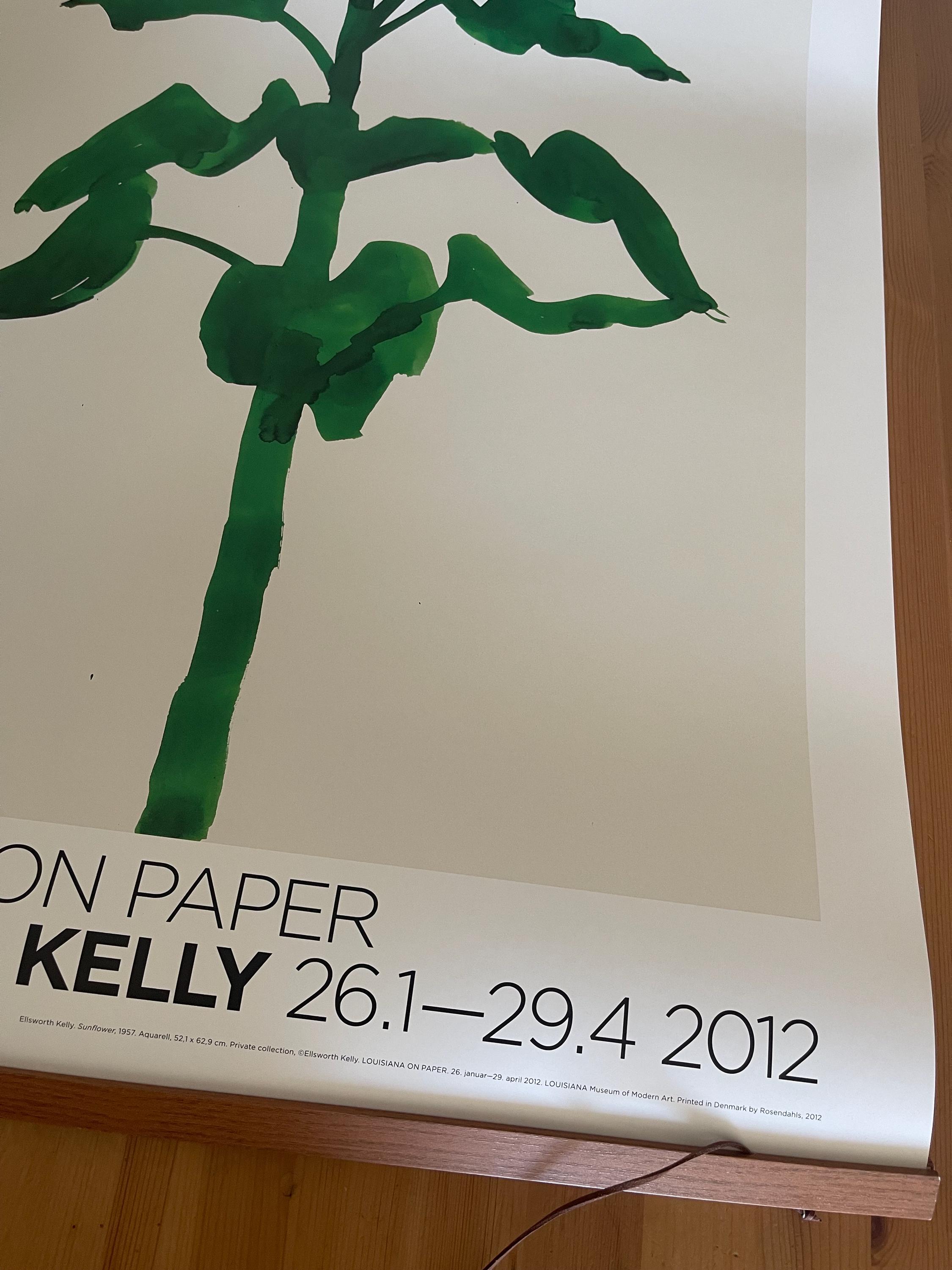 Ellsworth Kelly Original Exhibition Poster From Show in USA