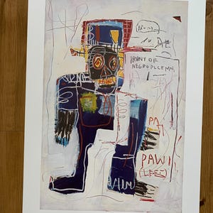 Impresión aprobada por el patrimonio de Keith Haring Jean Michel Basquiat de Art Institution, póster de bellas artes contemporáneo, decoración de pared para el hogar, regalo para un nuevo hogar.