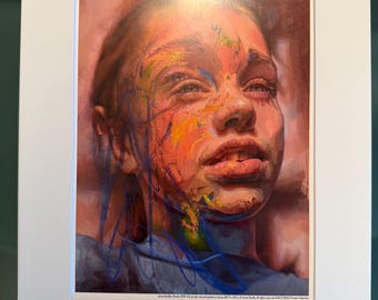 Originele Jenny Saville Art Print Museum uitgegeven eigentijds muurdecor Fine Art Gematteerd