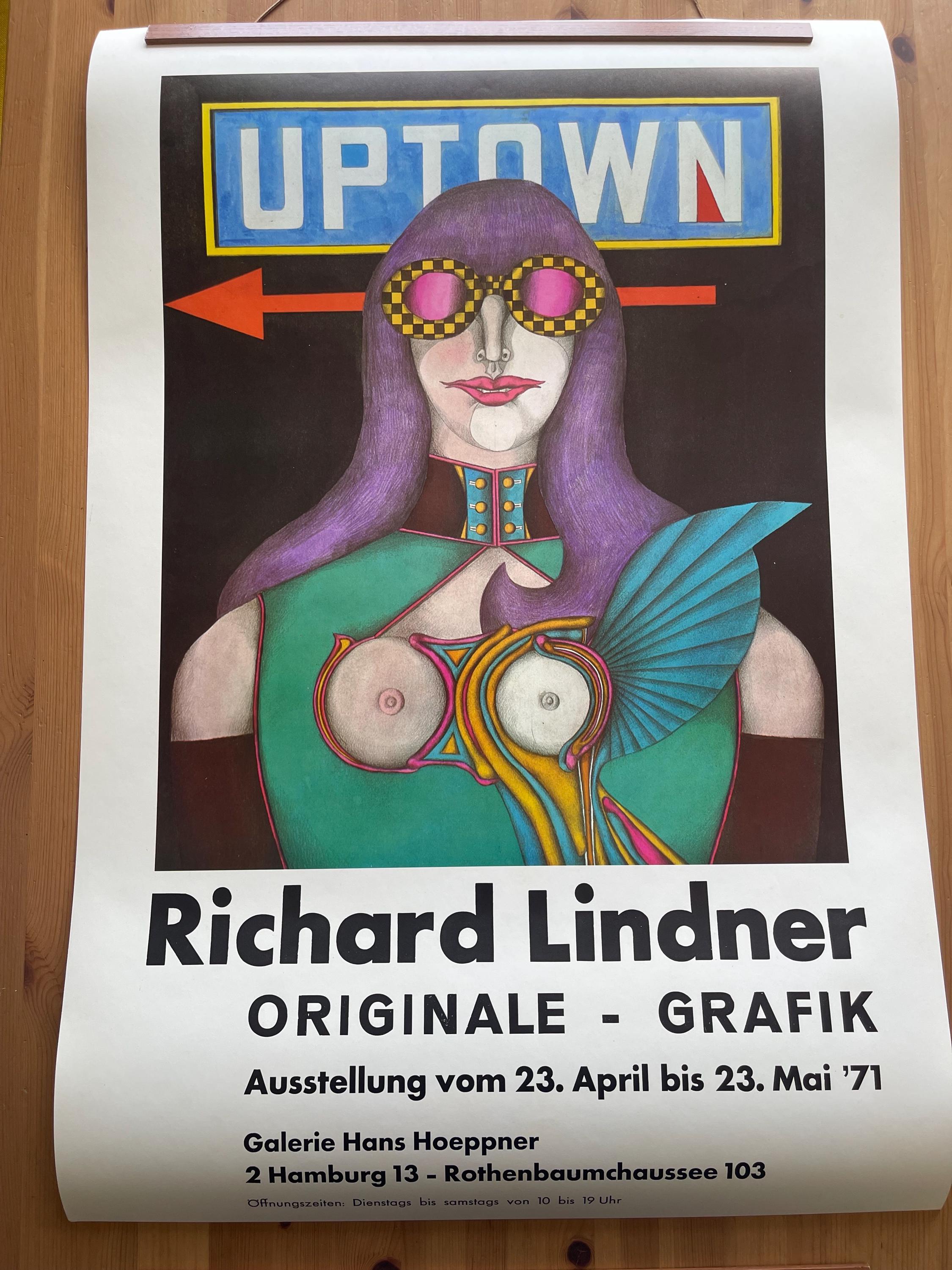 FIAC 1980年/リチャード リンドナー/ポスター GALERIE MAEGHT/リチャード・リンドナー【Richard Lindner