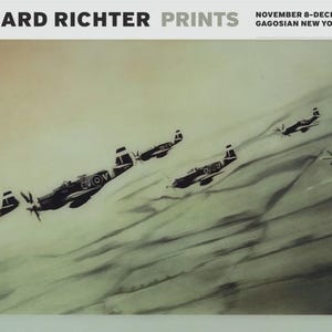 Cartel original de la exposición del museo de Gerhard Richter