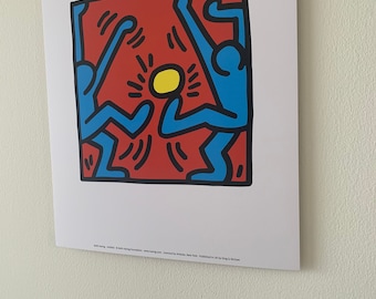 Keith Haring soccer theme estate approved museum issued fine art print