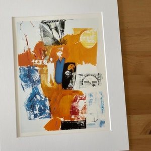 Vingage 1990&#39;s Robert Rauschenberg art print from sold out portfolio