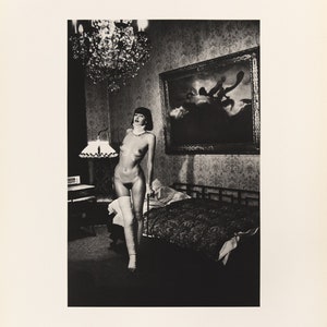 Vintage Exhibition Poster Original for Helmut Newton 1978 from New York Publisher