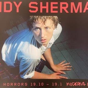 Original Exhibition Poster for Cindy Sherman European art Show from 1981 contemporary wall decor gift to art lover