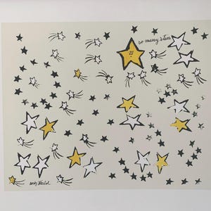 Andy Warhol estate approved museum issued “Stars” fine art pop print famous artist contemporary rare artwork gift for lover exhibition