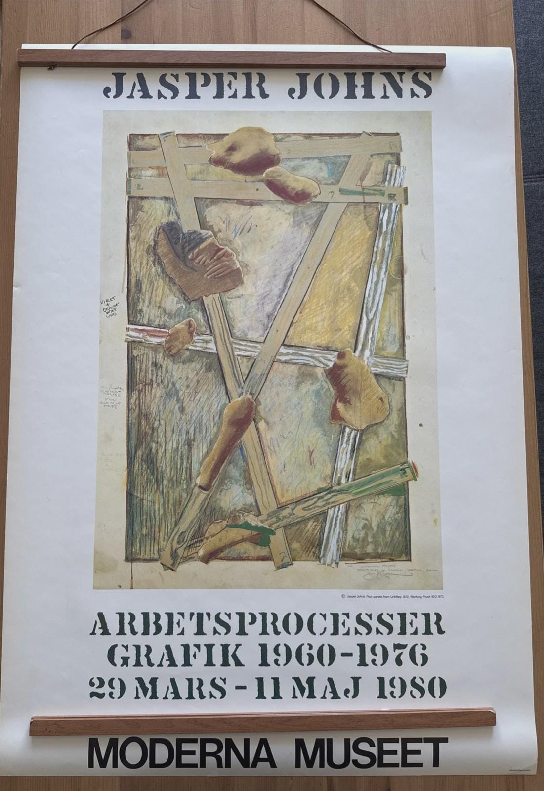 Jasper Johns Exhibition Poster - Etsy