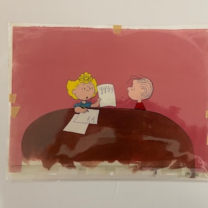 Vintage Original Production Cel from Peanuts TV Show image 1