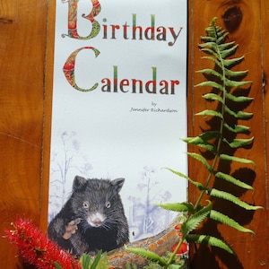 The Australian Birthday Calendar by Jennifer Richardson