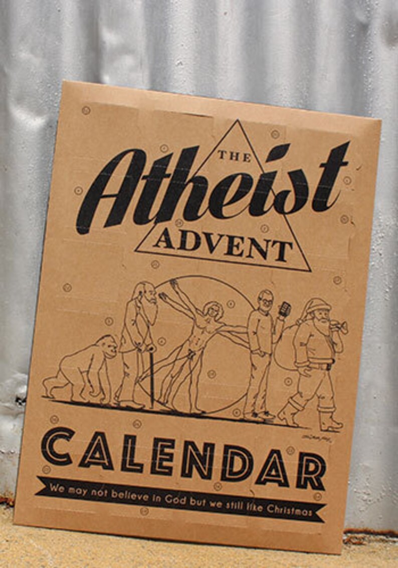 Atheist Advent Calendar Etsy