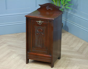 Vintage Holland Perdonium Coal Scuttle Box or Cabinet