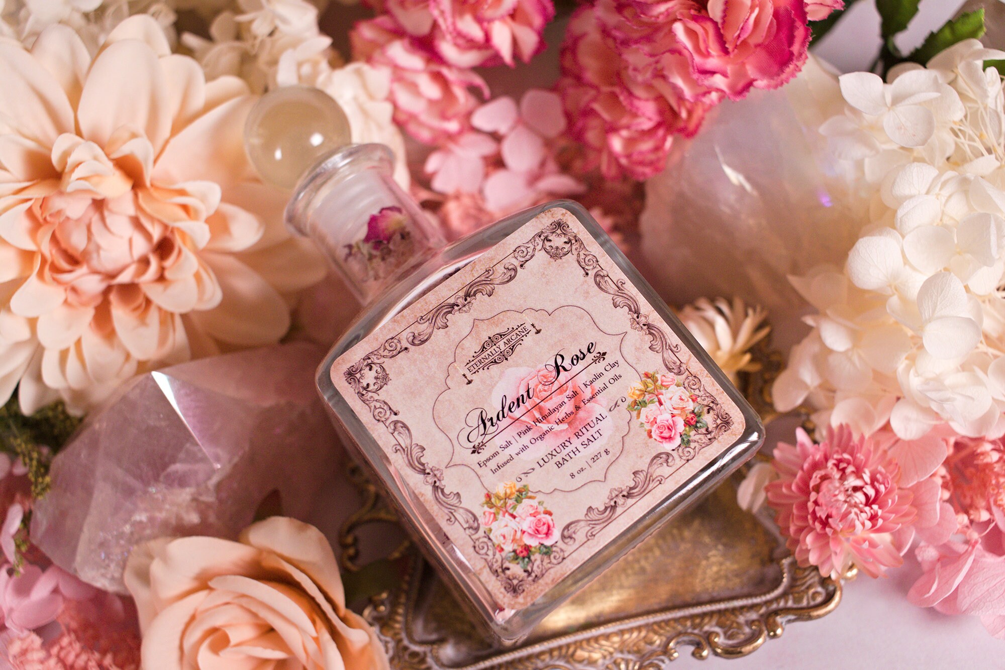 Ardent Rose™ Self Love Luxury Ritual Bath Salt With Rose Kaolin Clay ...