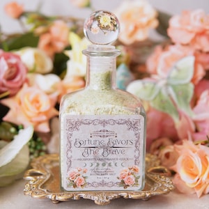 Fortune Favors the Brave™ Money Drawing Bath | Luxury Ritual Bath Salt | Luck Prosperity | Money Drawing Attraction Spell Bath Salt