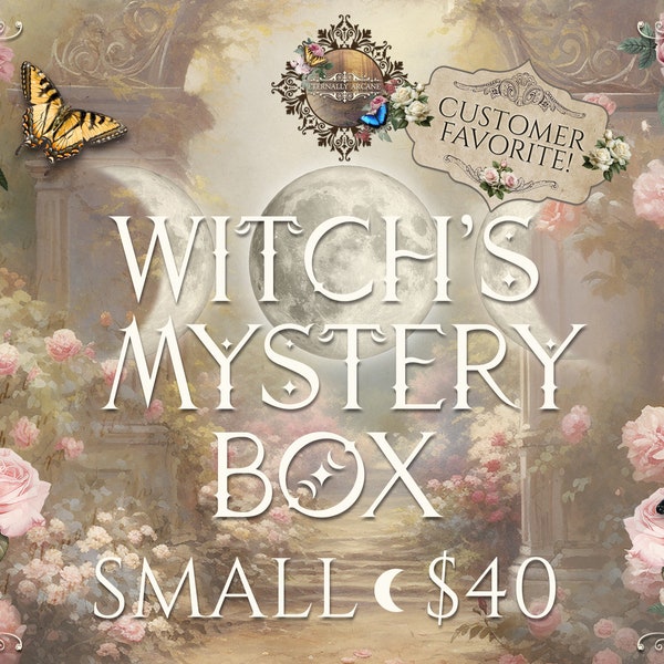 Eternally Arcane Mystery & Magick Box ~ Witchy Mystery Box | Witch Care Package | Witchy Gifts | Magick Spell Box | Witchcraft Oil