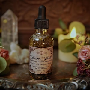 Arcane Shield™ Grounding and Balancing Ritual Oil | Empath Protection Oil | Witchcraft Magick Oil | Witchcraft Supplies | Luxury Body Oil