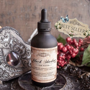 Black Shadow™ Holy Tar Water | Negativity Be Gone | Old Conjure | Remove Negative Energy | Protection Spirit Cleansing | Witches&#39; Tools