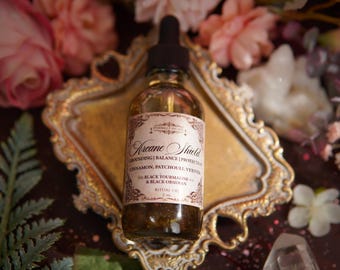 Arcane Shield™ Grounding and Balancing Ritual Oil | Empath Protection Oil | Witchcraft Magick Oil | Witchcraft Supplies | Luxury Body Oil