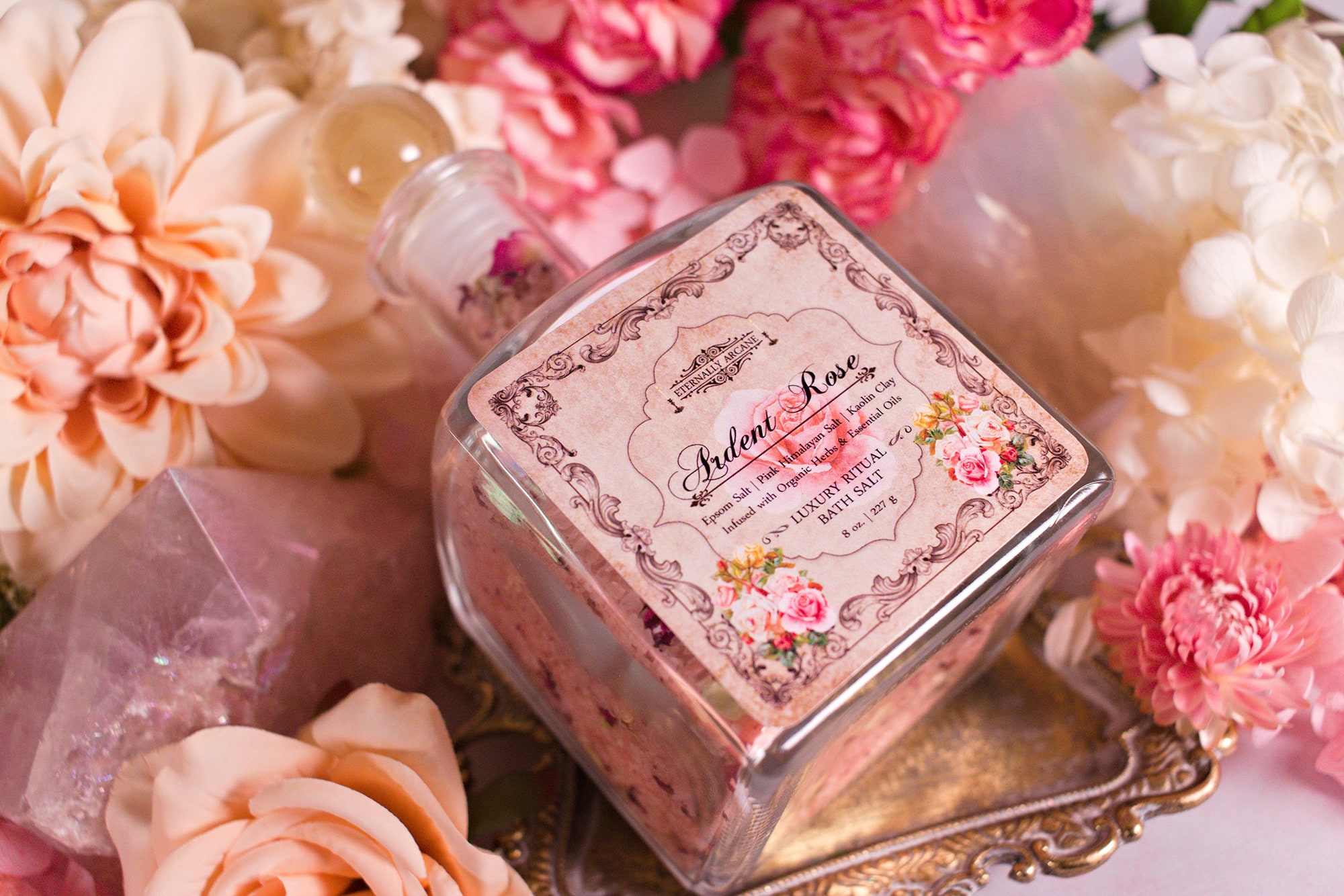 Ardent Rose™ Self Love Luxury Ritual Bath Salt With Rose Kaolin Clay ...