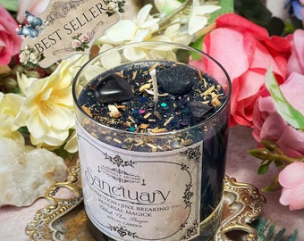 Protection ~ Sanctuary™ | Bestseller | Intention Candle | Spell Candle | Ritual Candle | Meditation  Candle | Witchcraft | Wicca | Magick