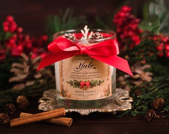 The Spirit of Yule™ Christmas Holiday Ritual Candle | Witchy Christmas | Witch Spell Candle | Witches' Sabbath | Yuletide Candle