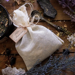 Protection ~ Ritual Bath Sachet ~ Tub Tea | Ritual Bath Salts | Bath Salt | Herbal Bath Salts | Witchcraft | Ritual | Magick