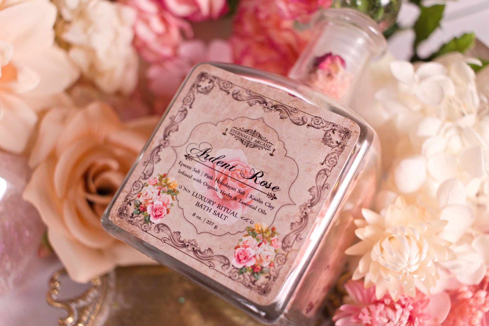 Ardent Rose™ Self Love Luxury Ritual Bath Salt With Rose Kaolin Clay ...