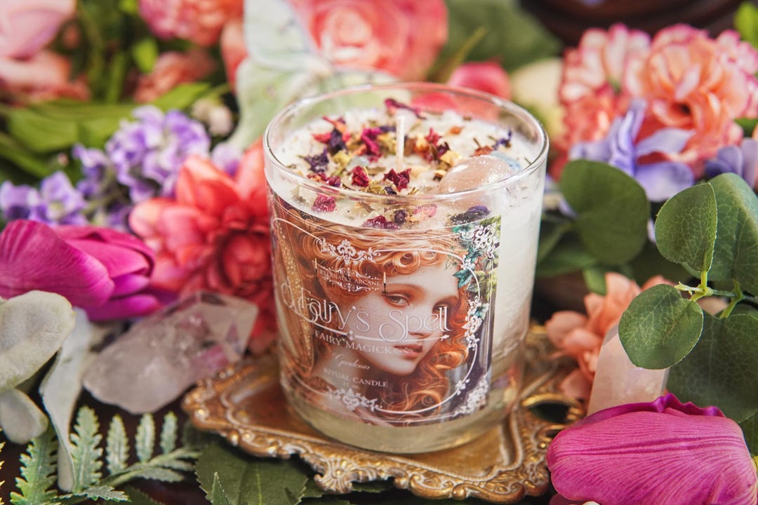 A Fairy's Spell™ Ritual Candle ~ Fairy Magick Candle | Fae Candle ...
