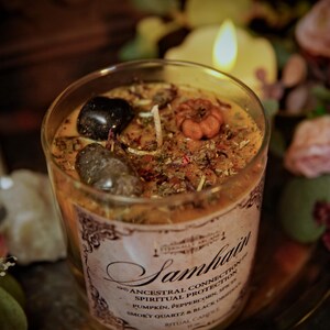 The Spirit of Samhain™ Ritual Candle | Thinning the Veil | Witchcraft Spell Candle | Fall Equinox Candle | Season of the Witch | Autumn image 4