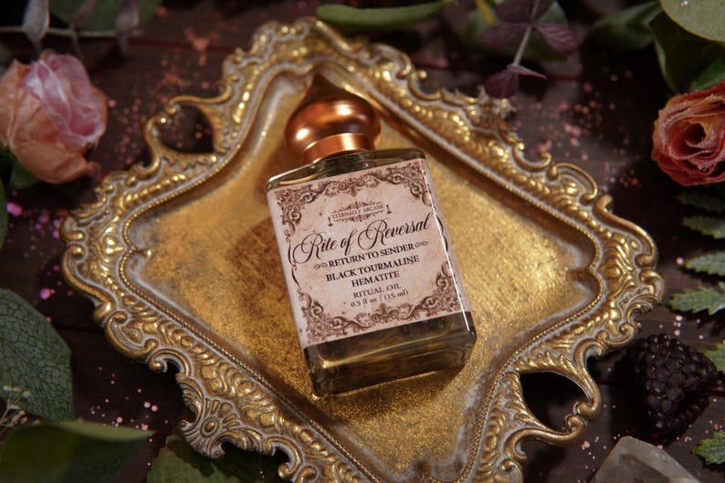 Rite of Reversal™ Ritual Oil ~ Witch's Shield, Curse Removal, Energetic ...