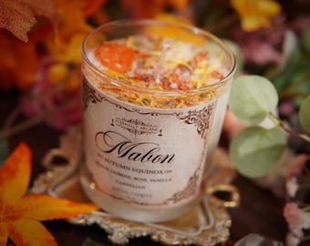 The Spirit of Mabon™ Ritual Candle | Autumn Equinox Celebration Spell Candle | Fall Autumn Sabbat Witch Candle | Wiccan Candle Pagan Holiday