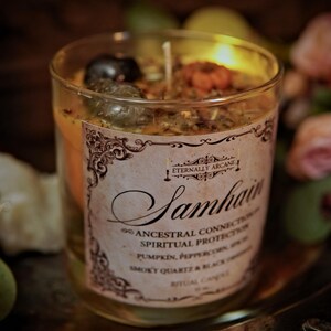 The Spirit of Samhain™ Ritual Candle | Thinning the Veil | Witchcraft Spell Candle | Fall Equinox Candle | Season of the Witch | Autumn image 3