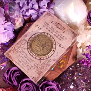 Divination Coin | Séance Coin | Divination Magick | Witchy Gift | Tarot and Divination | Witches&#39; Tools | Altar Tools