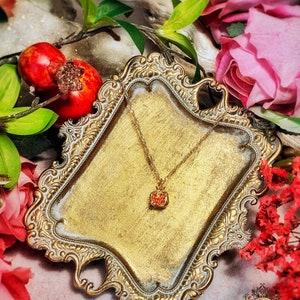Persephone Necklace ~ Pomegranate Pendant | Persephone Goddess Jewelry | Pomegranate Jewelry | Persephone Necklace | Greek Mythology