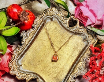 Persephone Necklace ~ Pomegranate Pendant | Persephone Goddess Jewelry | Pomegranate Jewelry | Persephone Necklace | Greek Mythology