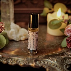 Divination Psychic Intuition Perfume Roll On Ritual Oil | Prophetic Dreams Spell Oil | Clairvoyance Oil | Tarot | Psychic Visions Third Eye
