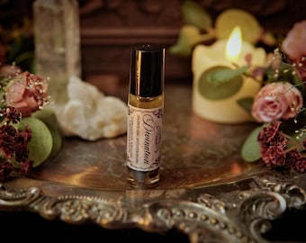 Divination Psychic Intuition Perfume Roll On Ritual Oil | Prophetic Dreams Spell Oil | Clairvoyance Oil | Tarot | Psychic Visions Third Eye
