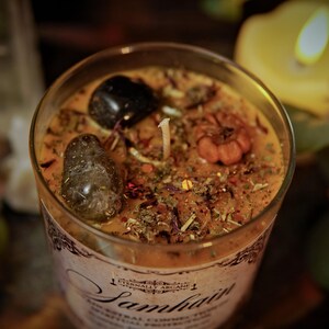 The Spirit of Samhain™ Ritual Candle | Thinning the Veil | Witchcraft Spell Candle | Fall Equinox Candle | Season of the Witch | Autumn image 7