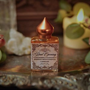 Road Opening Ritual Oil | Uncrossing Remove Obstacles | Witchcraft Oil | Spell Oil Witch Intention Oil | Crystal Infused Manifestation Oil