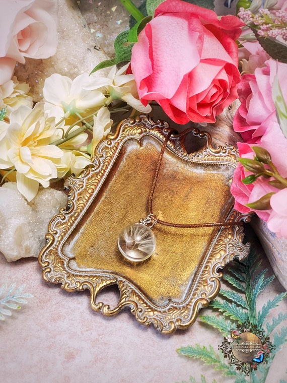 Make A Wish Fairy Dandelion Necklace™ ~ Fairy Magick Jewelry | Fairy Realm | Fairy Gifts | Fairycore | Cottagecore Witch | Cottagecore Style