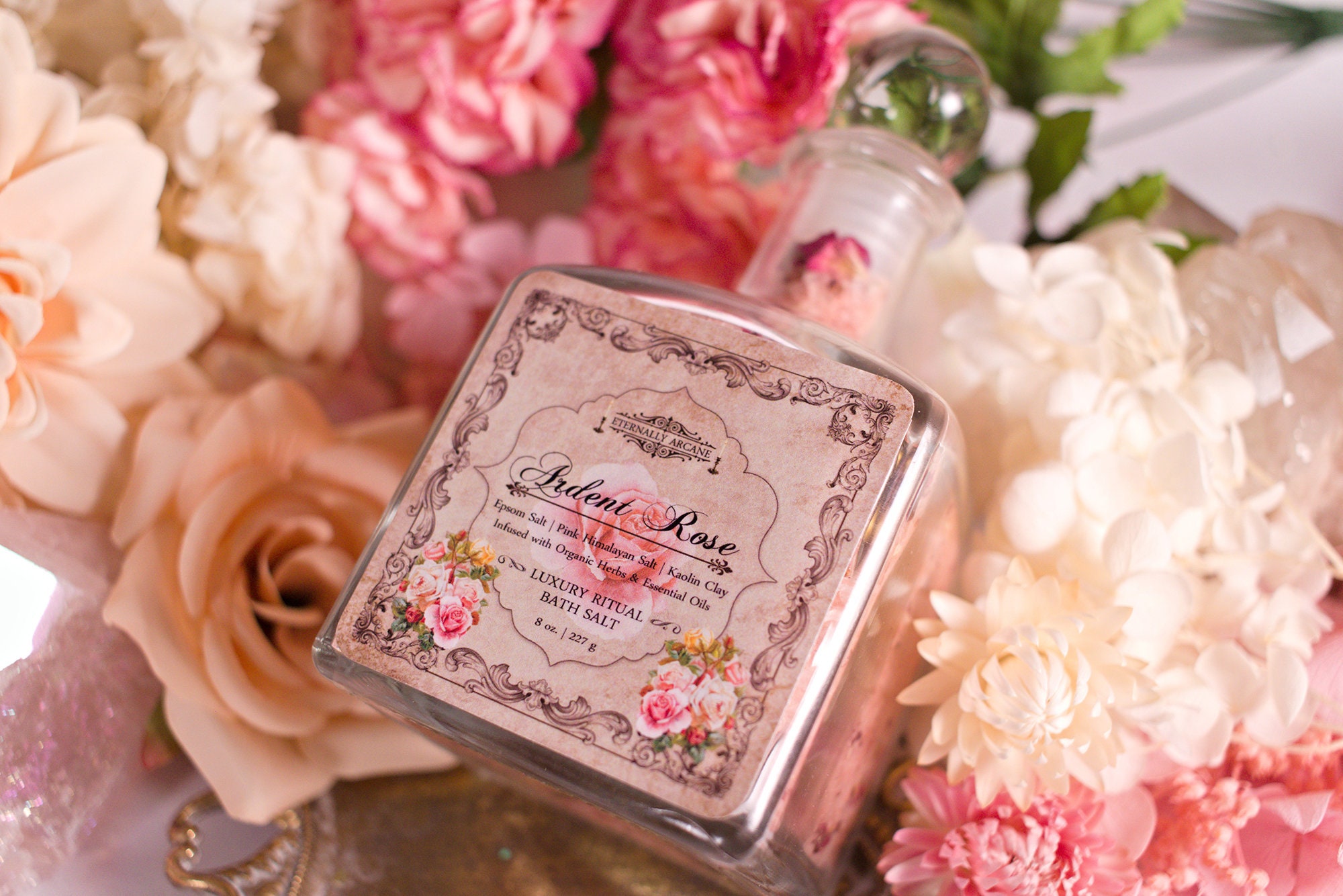 Ardent Rose™ Self Love Luxury Ritual Bath Salt With Rose Kaolin Clay ...