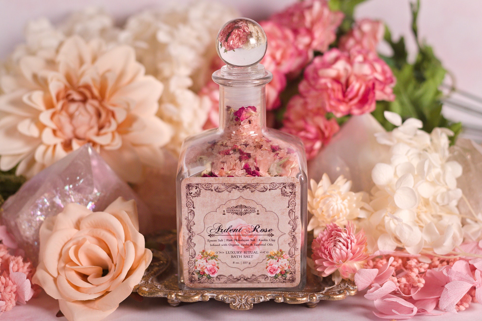 Ardent Rose™ Self Love Luxury Ritual Bath Salt With Rose - Etsy